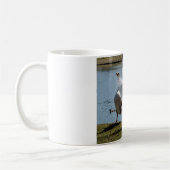 気違いのガチョウのマグ コーヒーマグカップ (左)