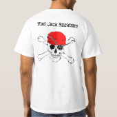 気違いのジャック Tシャツ (裏面)