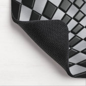 気違いのチェッカーボード マウスパッド (コーナー)