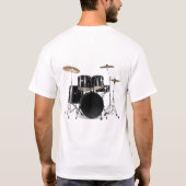 気違いのドラマー Tシャツ (裏面)