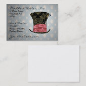 「気違いのビクトリアンな」プロフィールカード 名刺 (正面/裏面)