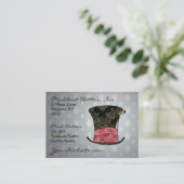 「気違いのビクトリアンな」プロフィールカード 名刺 (スタンド正面)