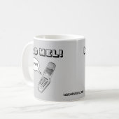 気違いのメル! -メル・ギブソン コーヒーマグカップ (正面左)