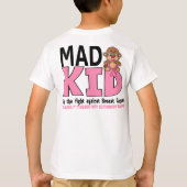 気違いの子供の乳癌 Tシャツ (裏面)