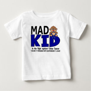 気違いの子供の結腸癌 ベビーTシャツ