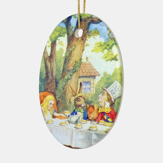 気違いの帽子屋のお茶会色 セラミックオーナメント (左)