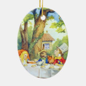 気違いの帽子屋のお茶会色 セラミックオーナメント (裏面)