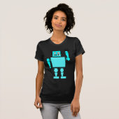 気違いの悪いロボット Tシャツ (正面フル)
