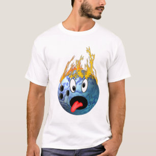 気違いの燃えるようなボーリング・ボール Tシャツ