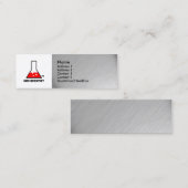 気違いの科学者の名刺 スキニー名刺 (正面/裏面)