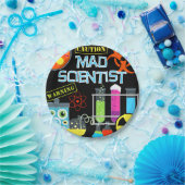 気違いの科学者の誕生日の紙皿 ペーパープレート (パーティー)