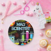 気違いの科学者の誕生日の紙皿 ペーパープレート (パーティー)