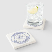 気違いの科学者の警告 ストーンコースター (横)