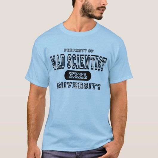 気違いの科学者大学 Tシャツ (正面)