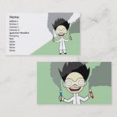 気違いの科学者-ビジネス 名刺 (正面/裏面)