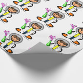 気違いの科学者(明白な) ラッピングペーパー (角)