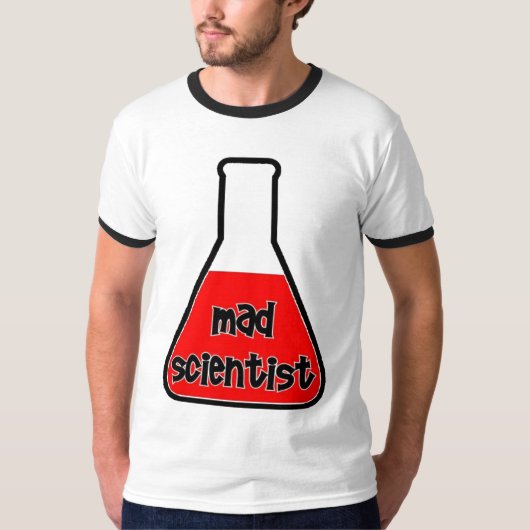気違いの科学者 Tシャツ (正面)