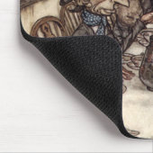 気違いの茶パーティー マウスパッド (コーナー)