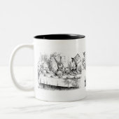 "気違いの茶" ツートーンマグカップ (左)