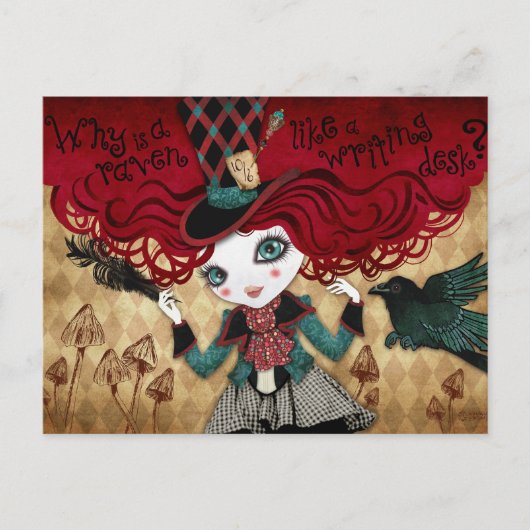 気違いの謎 ポストカード (正面)