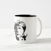 気違いのMerkel ツートーンマグカップ (正面右)