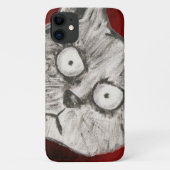気違い猫 Case-Mate iPhoneケース (裏面)