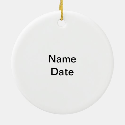 気違い、私はMooの無秩序牛オーナメントを有します セラミックオーナメント (裏面)