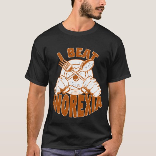 気遣いを見せて 食品アレルギーに配慮を 少年のデザイン Tシャツ (正面)