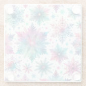 気鋭の雪 ガラスコースター (裏面)