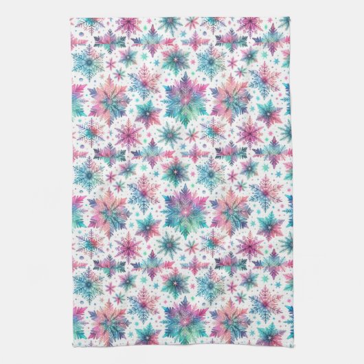 気鋭の雪 キッチンタオル (縦)