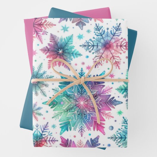 気鋭の雪 ラッピングペーパーシート (インサイチュ)