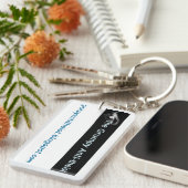 気難しいアンチtheistのkeychain キーホルダー (正面右)