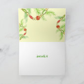 気難しいクリスマスカード シーズンカード (内部)