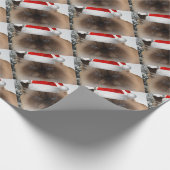 気難しいクリスマス猫 ラッピングペーパー (角)