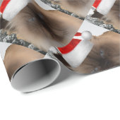 気難しいクリスマス猫 ラッピングペーパー (ロールコーナー)