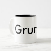 気難しいコーヒー・マグ ツートーンマグカップ (正面左)