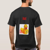 気難しいチアリーダー Tシャツ (裏面)