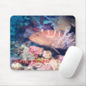 気難しいハタ マウスパッド (マウス)