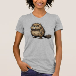 気難しいビーバー かっこ悪いけどかわいい! Tシャツ