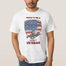 気難しいベテラン退役軍人Tシャツ