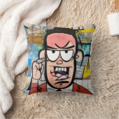 気難しい人 クッション (ブランケット)