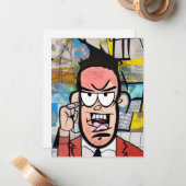 気難しい人 ノートカード (正面/裏面インサイチュ)