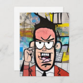 気難しい人 ノートカード (正面/裏面)