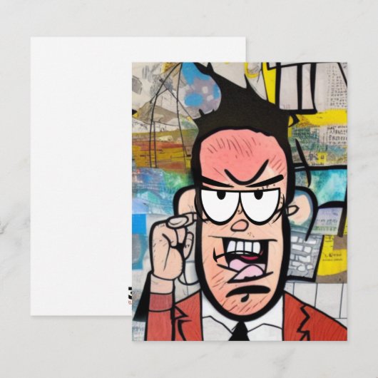 気難しい人 ノートカード (正面/裏面)