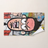 気難しい人 バスタオルセット (ハンドタオル)