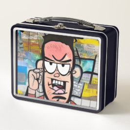 気難しい人 メタルランチボックス