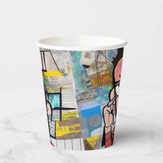 気難しい人 紙コップ (裏面)