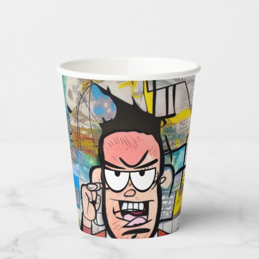 気難しい人 紙コップ (左)