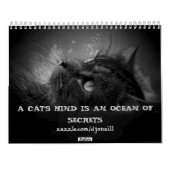 気難しい天使の態度16か月 カレンダー (裏面)