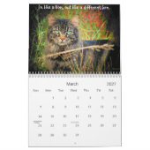 気難しい天使の態度 カレンダー (3月 2027)